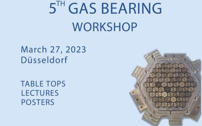 Gas Bearing Workshop 2023, Düsseldorf, Germany